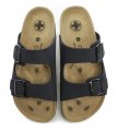 Medi Line 403-24 navy pánske zdravotné šľapky | ARNO-obuv.sk - obuv s tradíciou