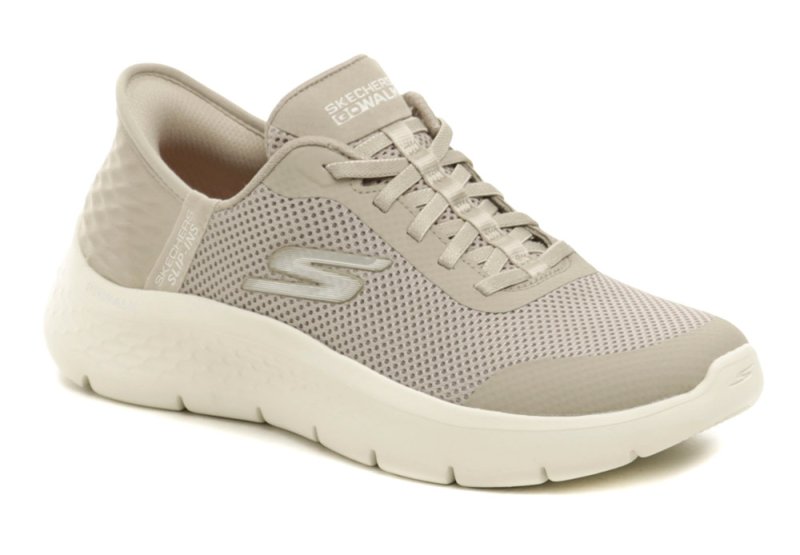 Skechers 124836-TPE béžové dámske Slip-in poltopánky | ARNO-obuv.sk - obuv s tradíciou