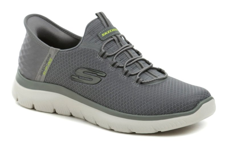 Skechers 2324587-CHAR šedé pánske Slip-in poltopánky | ARNO-obuv.sk - obuv s tradíciou