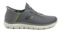 Skechers 2324587-CHAR šedé pánske Slip-in poltopánky | ARNO-obuv.sk - obuv s tradíciou