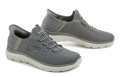 Skechers 2324587-CHAR šedé pánske Slip-in poltopánky | ARNO-obuv.sk - obuv s tradíciou