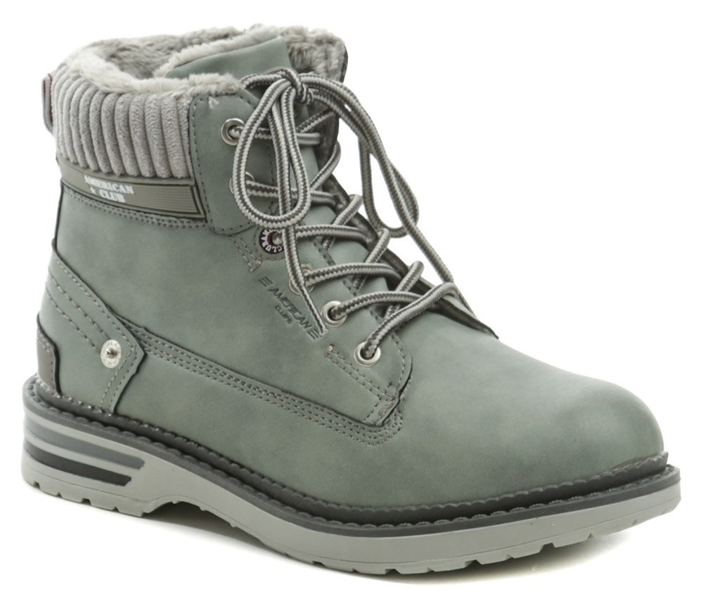 American Club RH43-2 šedé zimné topánky EUR 34